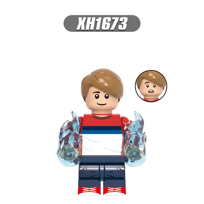 Lego Minifiguren Baustein Spielzeug Kunststoff Montiert Partikel Puzzle Baustein Spielzeug