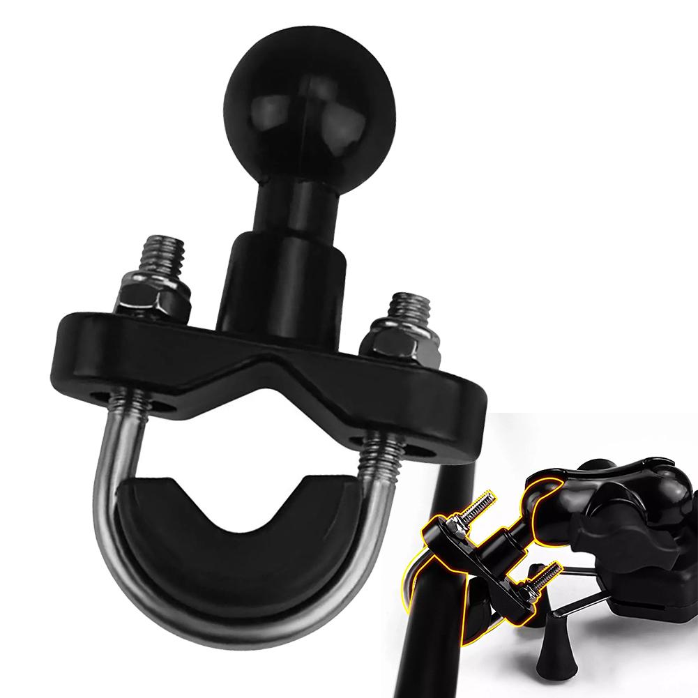 Motorcycle Accessories Black Handlebar Ball Clamp Handlebar Mount Kit Ideal For Bikes And Scooters For Motorcycles