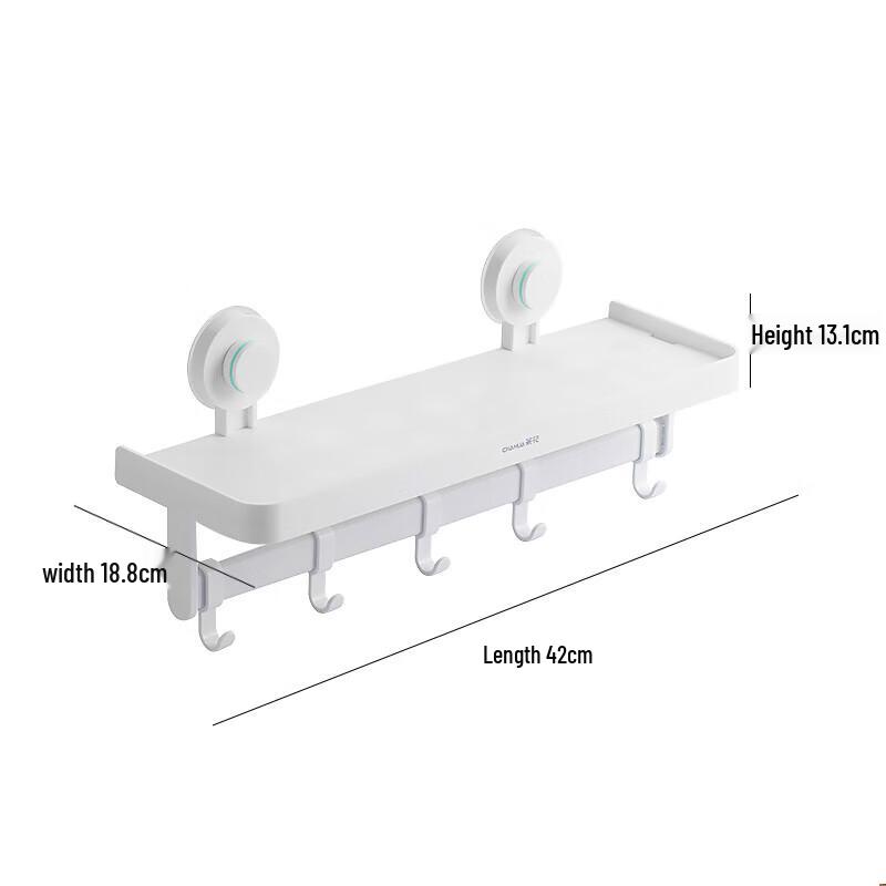 Chahua No-Punch Bathroom Storage Shelf