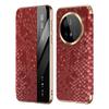 Applicable to Huawei mate70pro mobile phone case smart window pura80pro flip cover anti-drop magnetic suction men's leather case