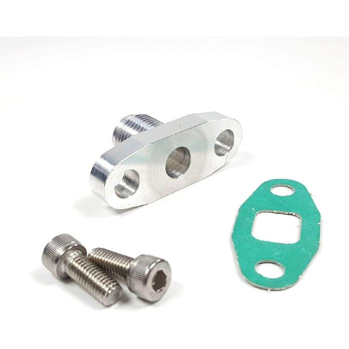 10AN Oil Return Drain Flange For Borg Warner Turbo S200 S300 S400 S500 S200-SXE Aluminum