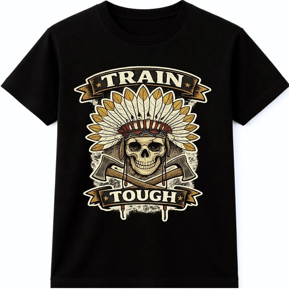 Skull Gym T-Shirt Bodybuilding Workout Fitness Weightlifting Lover Gift Graphic M