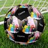 Custom Name Barbapapa Theme Size 5 Soccer Ball, Suitable for Both Indoor and Outdoor Matches, a Gift Suitable for Everyone.