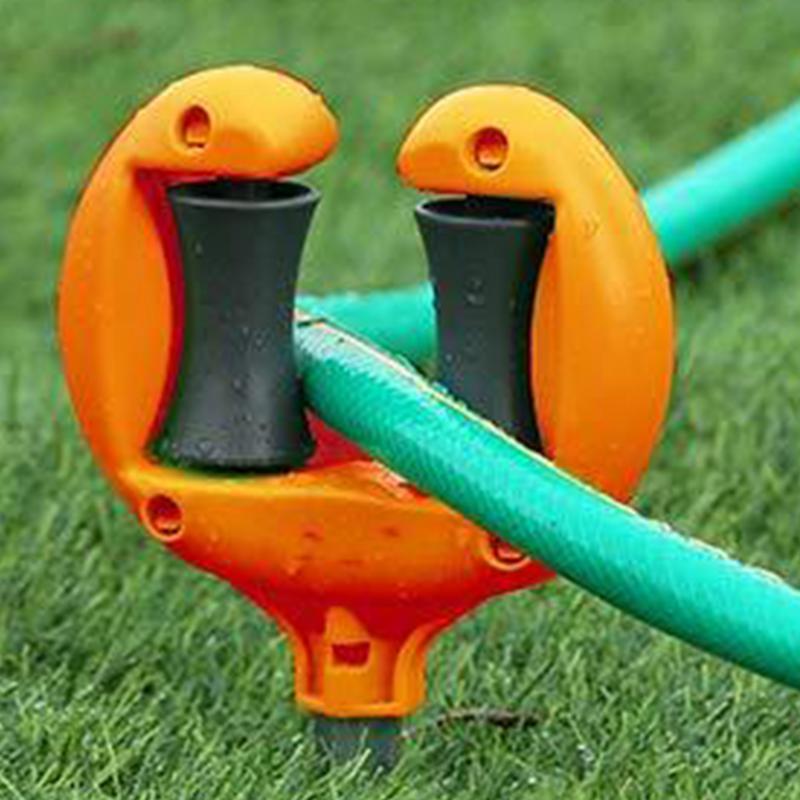 Garden Hose Guide Metal Stake Multifunctional Stakes And Roller System For Protects Plants Guides Garden Hose Easy