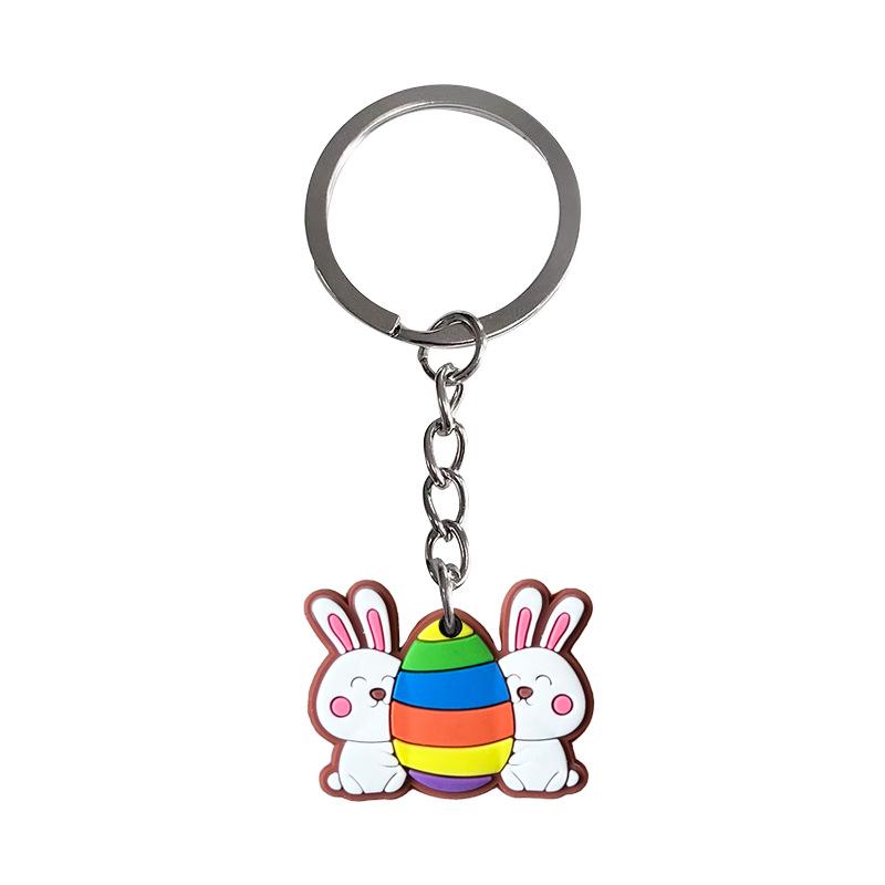 Easter Egg & Rabbit Keychain Pendants - Backpack Charms