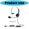 Ergonomisches Over-Ear-USB-Headset mit geräuschunterdrückendem Mikrofon, breite Kompatibilität, PC/Laptop-Headsets