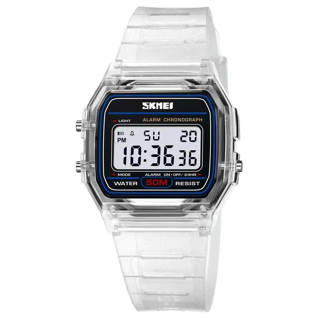 SKMEI 2056 Waterproof Sports Watch for Men Women Electronic Countdown Boy Girl Digital Date Wristwatches Woman Reloj Masculino
