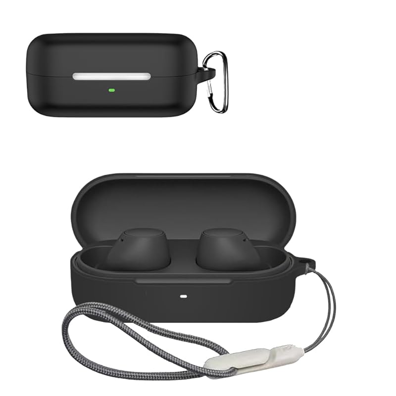 

For Sony/Sony WF-C510 case Soft silica gel sports cool design shock absorption waterproof dustproof lightweight Equipped with a hook to prevent loss