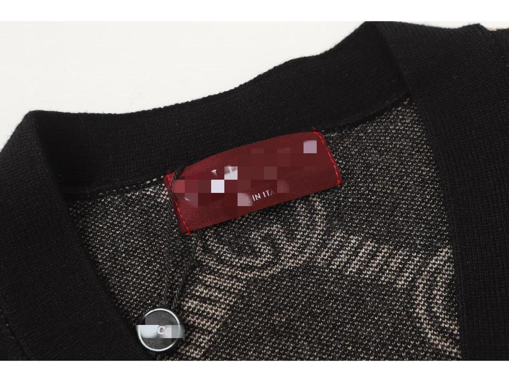 Cross 25Ss Unisex V-Neck Knit Cardigan: Autumn/Winter Fashion, Loose & Trendy Style