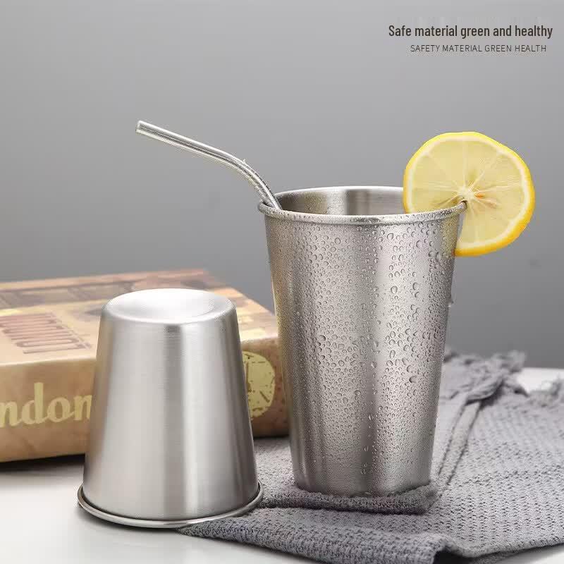 Mailang 304 Stainless Steel Rolled Edge Beer & Cold Beverage Cup