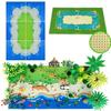 Classic Building Block Base Plate Island Grassland Blocks Baseplate City View Figures Construction Toys 32X32 32Dots STEM DIY Model Kit 3D