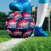 RBLSoccer Ball Colorful All Ages Machine Stitched PVC Competition Ready Durable High-Bounce