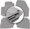 Gray Car Mats For: Ford Mondeo MK4 Liftback, Sedan, Station Wagon (2007-2012)