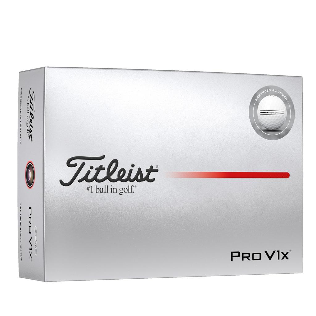 Titleist Pro V1x AIM Enhanced Golf Balls, T2049S, 1 Dozen
