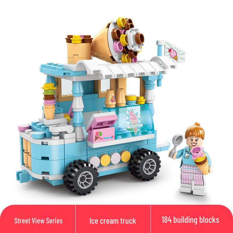 Lele Brothers Compatible Building Blocks: Educational Interlocking House Model for Kids