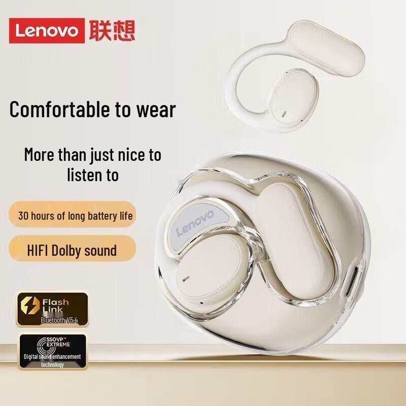 Lenovo TA300 Open-Ear Sport Bluetooth Earbuds