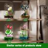 MOULD KING 10103 Insect Collections Butterfly Building Sets with Flower Building Blocks Christmas Decoration Gift