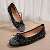 Scarpa Singola Donna Nuovo Stile Punta Tonda Monopezzo Scollatura Bassa Scarpe Piatte