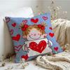 Cushion Cover  Linen  SkinFriendly Soft Decorative Case for Sofa Home Decor Cute CCoco and Wondrous Gang Pillow cover