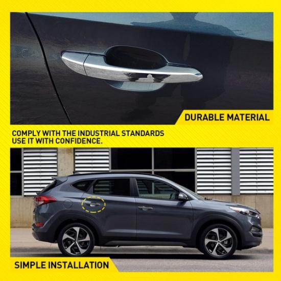 2X Exterior Door Handle Rear Left Right For 2016 2017 2018- Hyundai Tucson K