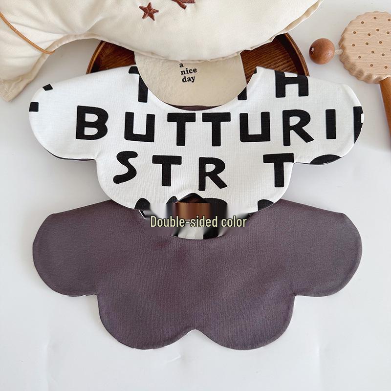 Storyme Double-Sided Korean Baby Drool Bib With Side Label, Suitable for 0-2 Years