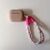 korea cute candy silicone headphone cover case for airpods 4 simple fall prevention lanyard for airpods 1 2 3 pro 2