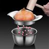 Pomegranate Peeling Artifact Deseeder Tool with Bowl Kitchen Juicers Peeler Convenient Stainless Steel Fruit Opener