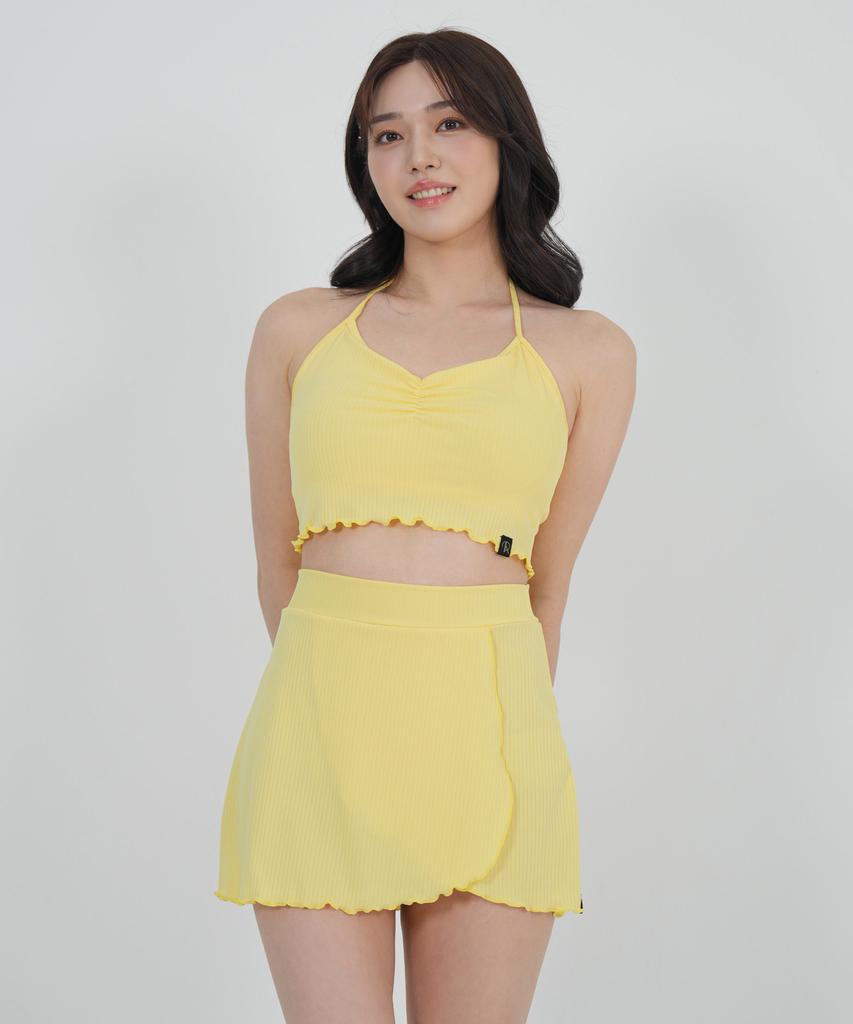 PORRIZ [Scarlet Skirt_Lemon] Swimsuit Resort Cover-Up Skirt