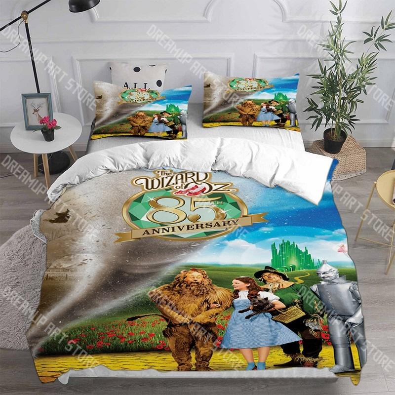 Fashion The Wizard of Oz Bedding Set Single Twin Full Queen King Size Bed Set Kids Bedroom Duvetcover Sets Bed Sheet Set