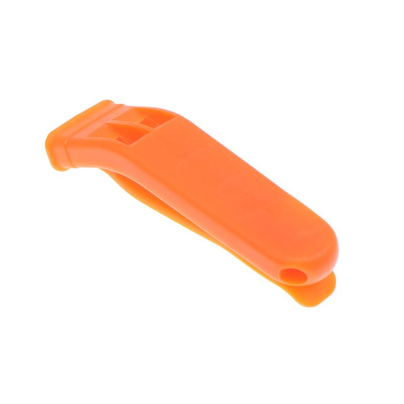 

1/10 шт. Пластиковый свисток для кемпинга, походов, выживания, спасения, экстренных ситуаций, громкий свисток, спортивный свисток с двойной трубой и двумя частотами