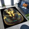 Ancient Egyptian God Dead Anubis Pharaoh Tutankhamun Mask Rug for Bedroom Living Room Sofa Home Doormat Decor,Non-slip Floor Mat