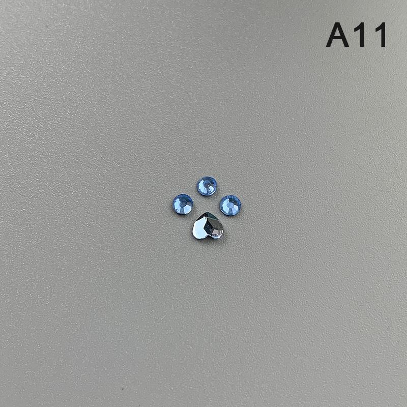 4Pcs Dental Tooth Gems Crystal Diamond Ornament Various Shapes Color Teeth Jewelry Denture Acrylic