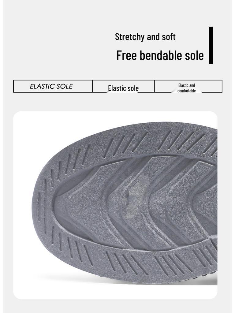 Men's Breathable Mesh Sneakers - Anti-Slip, Soft Sole, Casual Work Shoes for Summer