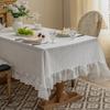New Nordic Retro Lace Tablecloth Dustproof Heat Insulation Beautification Dining Table Cloth Coffee Table Cover