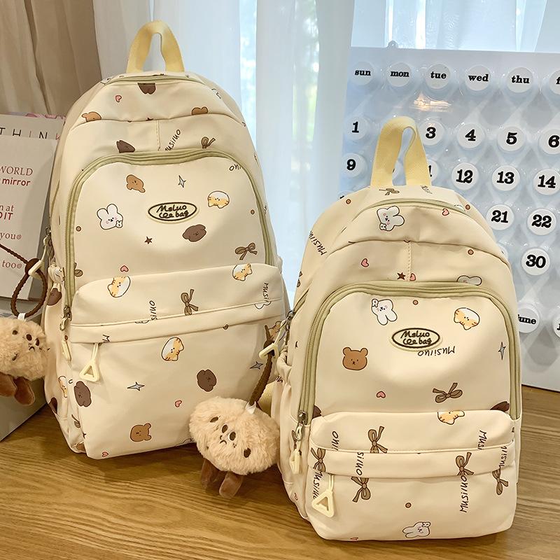 Children's Schoolbags Girls Elementary School Students Cute Junior High School Students High School Students Printed Backpacks