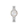 Xc 50 Meters Waterproof Solar Quartz Titanium Strap 29mm Women's Watch White Dial ES9466-65W