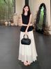 Elegant Korean Summer Two-Piece Skirt Set: Stylish & Chic Mature Look