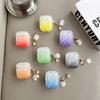 Popular Dot Square Earphone Cover AirPodsPro1 Gradual Change Shell Pattern 1st Generation Pro Colorful Shell Soft