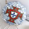 1 PC Automatic Folding Umbrella - Portugal National Football Logo Pattern, Portable & Foldable Design with 8 Ribs, Christmas Birthday Gifts