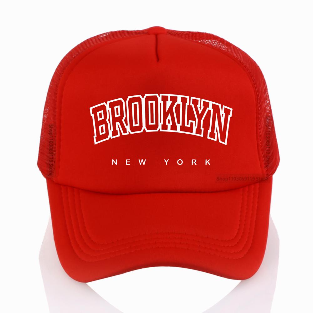 summer new Unisexs Mesh hat Brooklyn New York Unisexs baseball caps Fashion Hip Hop Mesh breathable Trucker hats
