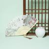 Korean Traditional Bamboo Folding Fan Korean alphabet (Hangeul), Sipjangsaeng & Hojakdo (7 Options)