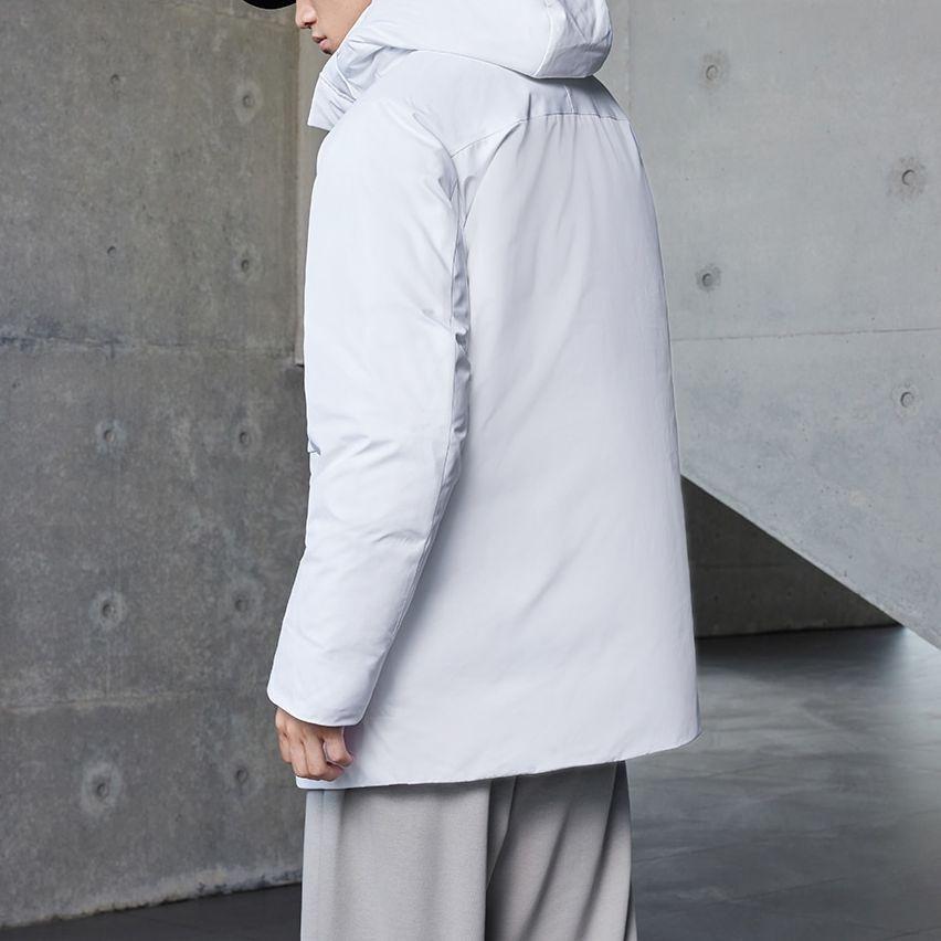 Adidas LONG DOWN Jacket Men's White IV7555