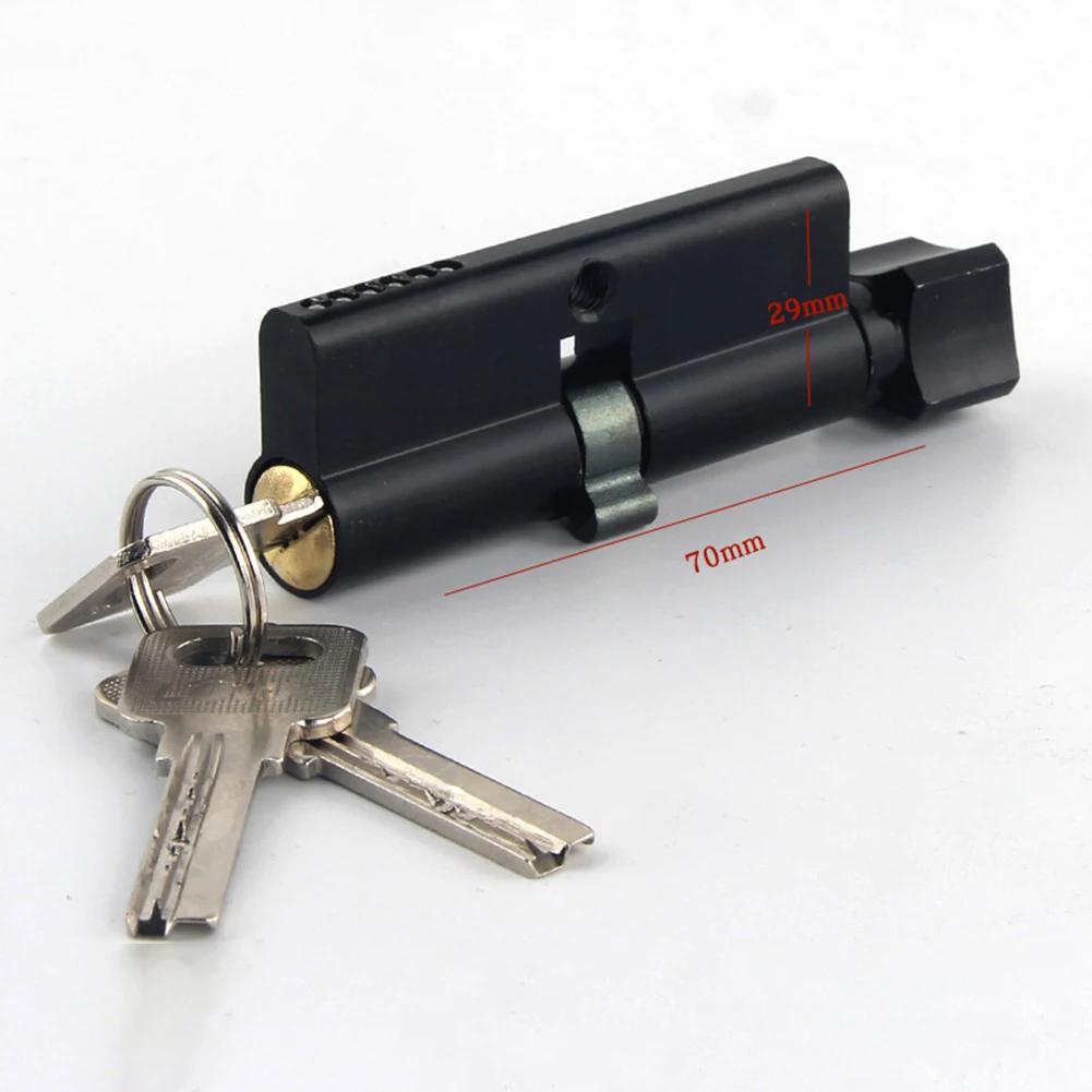 Door Lock Cylinder Thumb Turn Cylinder With 3 Keys Security Locks Bedroom Indoor Wooden Door Door Lock Core Universal Lock