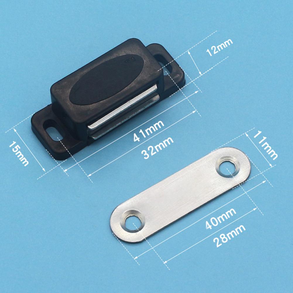 Cabinet Magnet Latch Door Catches Kitchen Cupboard Wardrobe Closet Plastic Magnetic Cabinet Door Magnetic Touch Furniture