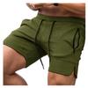 Men's Fitness Shorts Weight Lifting Squat Shorts Multicolor Zipper Pocket Training Bodybuilding Pants