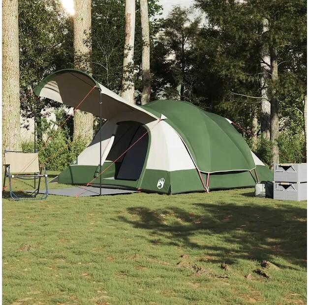 VidaXL 8-person Green Waterproof Tunnel Family Tent