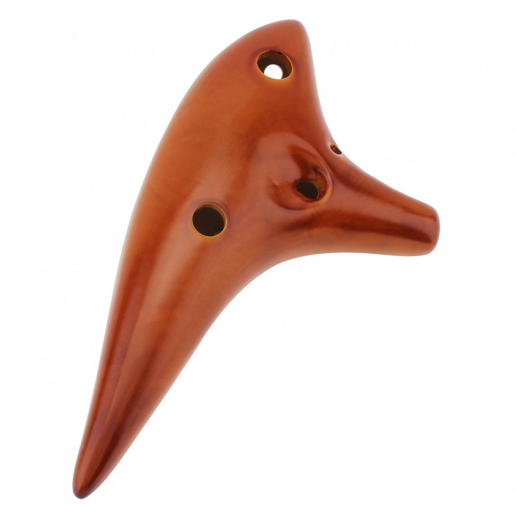 12 Holes Alto ToneC Ceramic Ocarina for Children / Adults / Beginners with Song Book Neck Cord Carry Bag,Good Musical Instrument