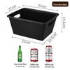 Rectangular Plastic Bar Ice Bucket