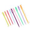Hot Sell Large-Eye Hand Knitting Yarn Knitting Sewing Needles Colorful Safety Plastic Sewing Needles