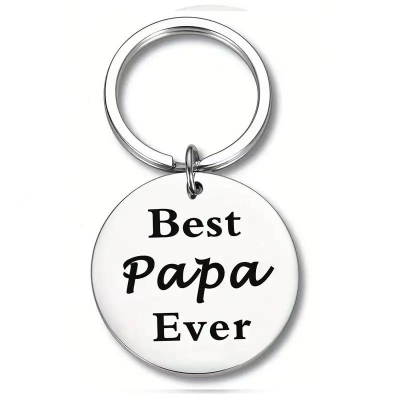 

Stainless Steel Keychain Ornaments with Laser Engraving - Mother s Day & Business Gifts 30 mm